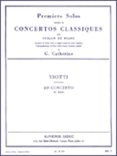 Solo No. 1 from Concerto No. 20