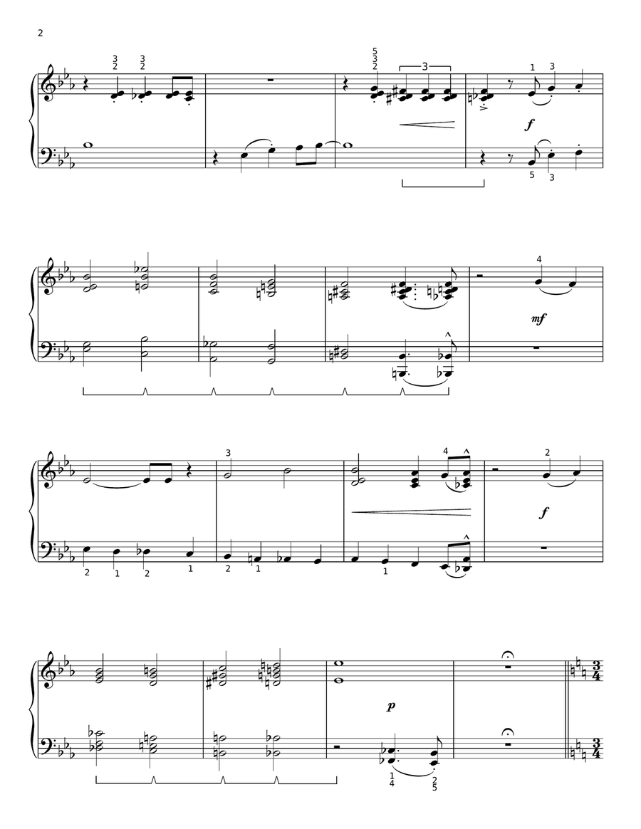 When The Saints Go Marching In (arr. Phillip Keveren) Piano Solo scores gallery preview page 2