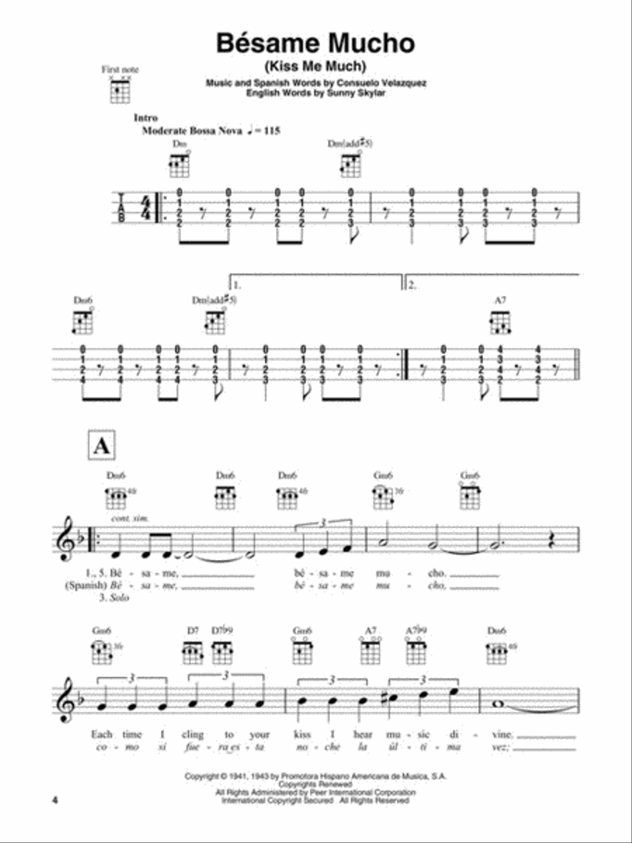 Latin Ukulele scores gallery preview page 3