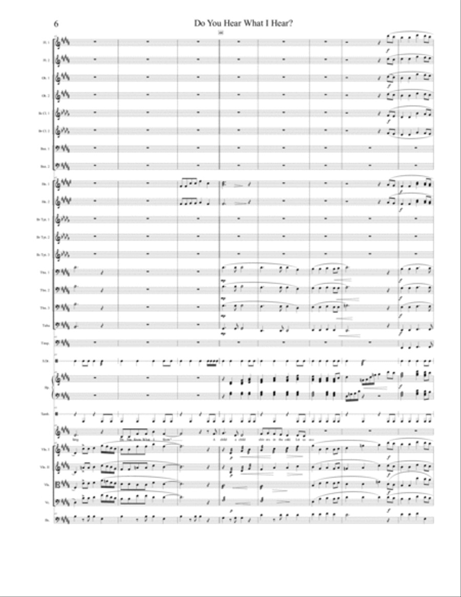 Do You Hear What I Hear Do You Hear What I Hear Full Orchestra scores gallery preview page 6