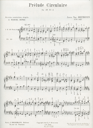 Book cover for Prelude Circulaire Op.39, No.2 (maitres Classiques No.5) (organ)