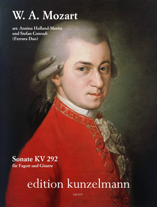 Book cover for Sonata in B-flat major KV 292