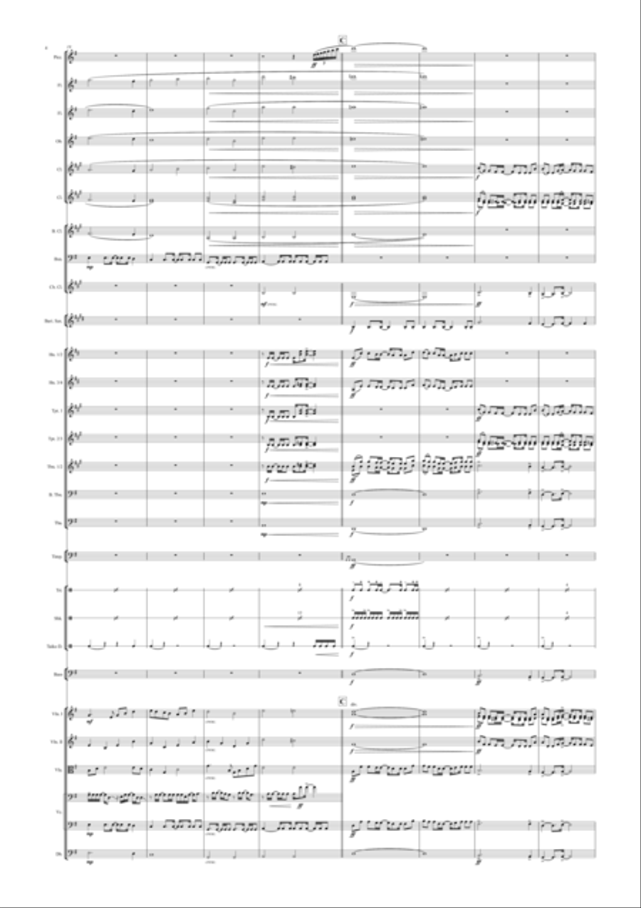 Baba Yetu Full Orchestra scores gallery preview page 4