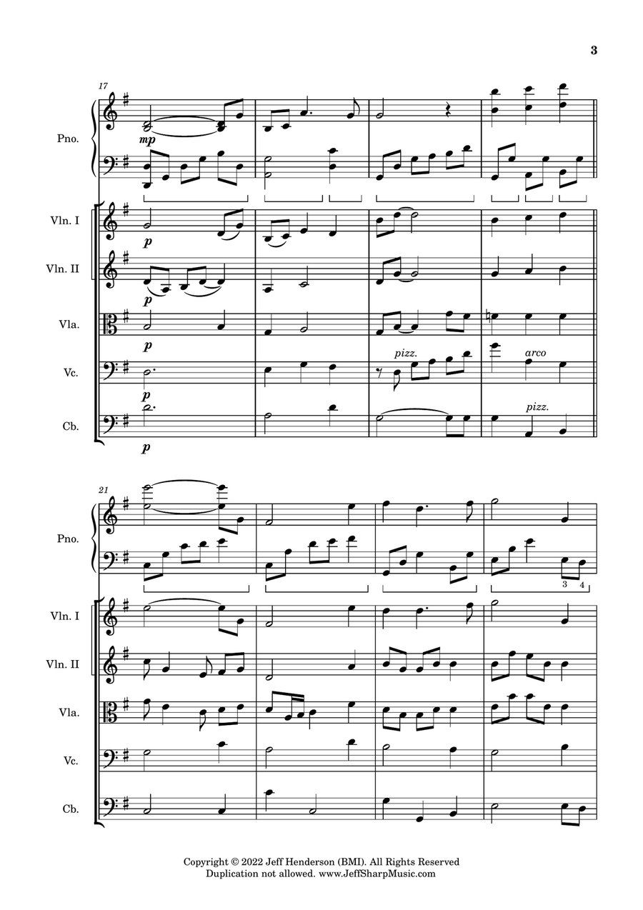 Irish Blessing Cello scores gallery preview page 5