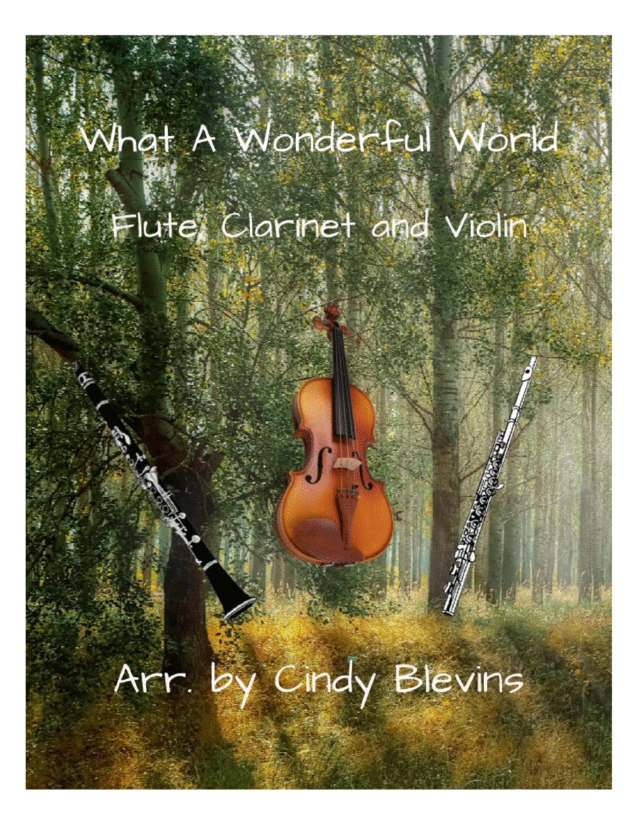What A Wonderful World Clarinet scores gallery preview page 1