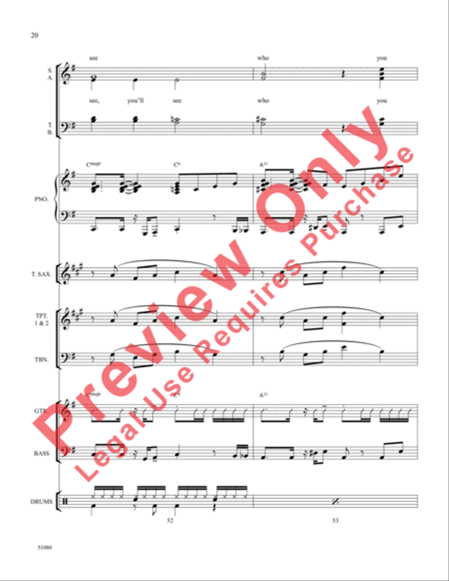 On a Clear Day On a Clear Day Choir scores gallery preview page 21