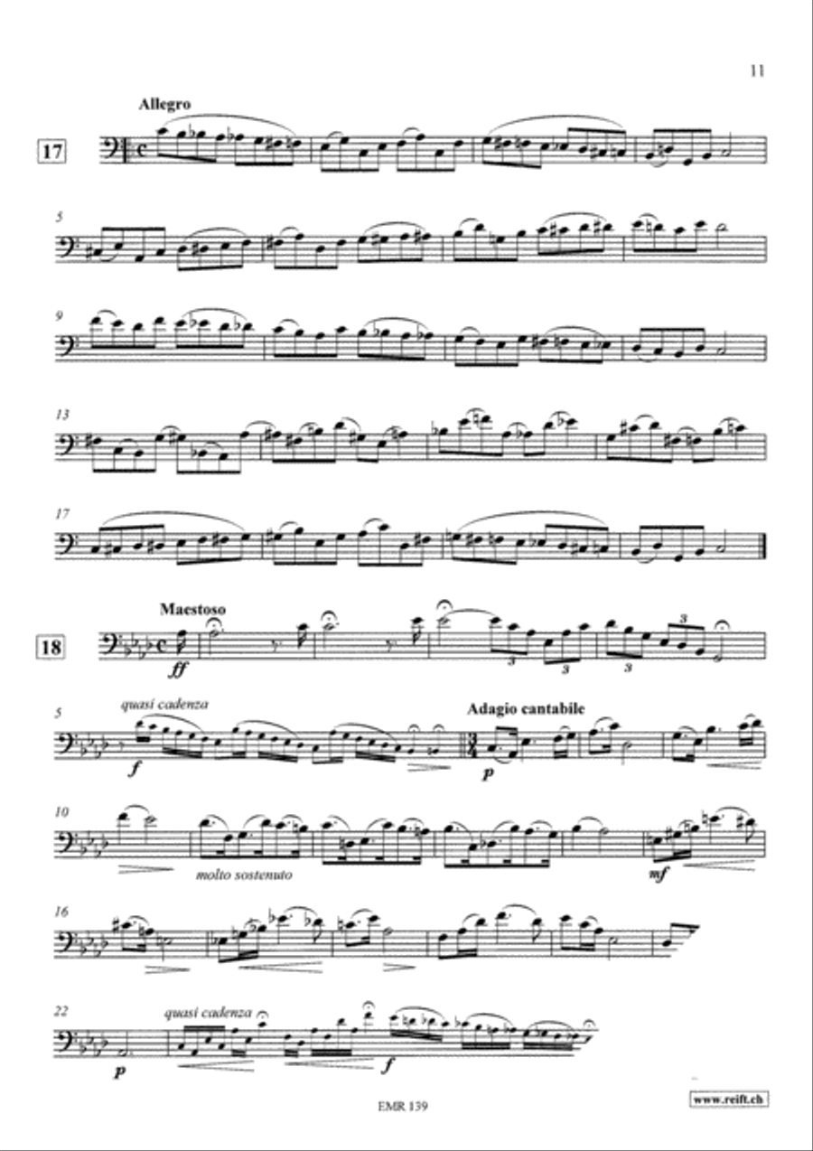 Technical & Melodic Studies Vol. 4 Trombone scores gallery preview page 11
