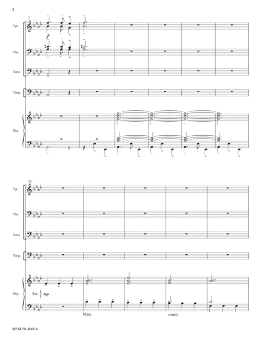 Alleluia! Jesus Is Risen! Choir scores gallery preview page 2