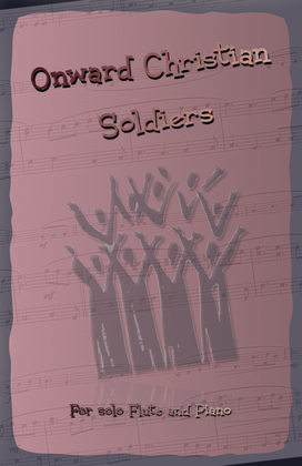 Book cover for Onward Christian Soldiers, Gospel Hymn for Flute and Piano