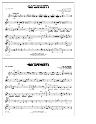 Book cover for The Avengers - 1st Bb Trumpet