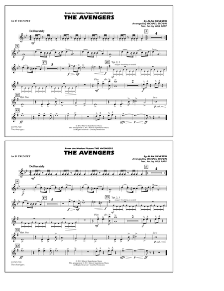 The Avengers - 1st Bb Trumpet