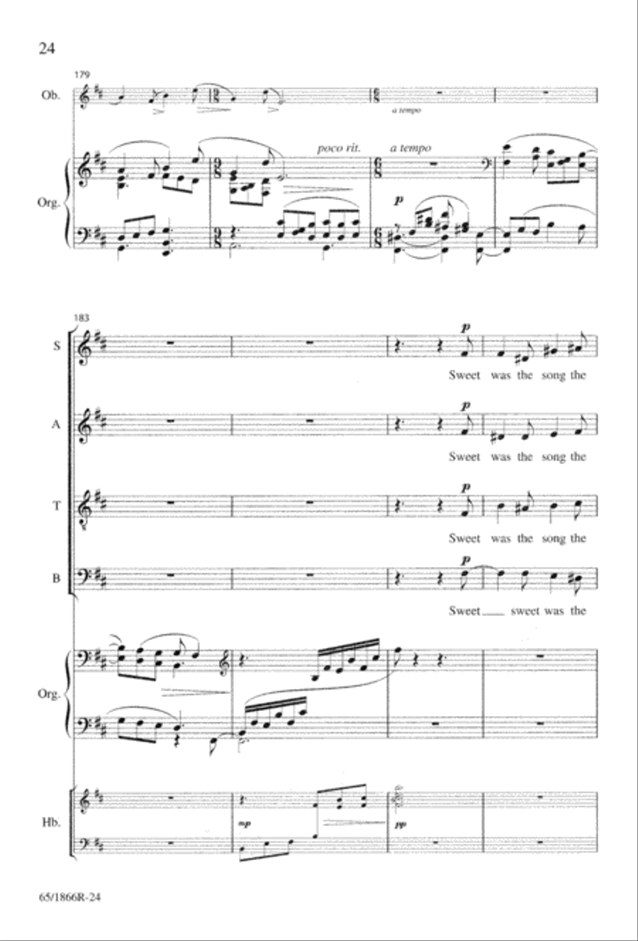 How Sweet the Sound 4-Part scores gallery preview page 26