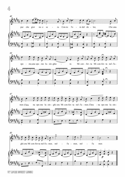 Bellini-Vaga luna che inargenti in B Major，for voice and piano image number null