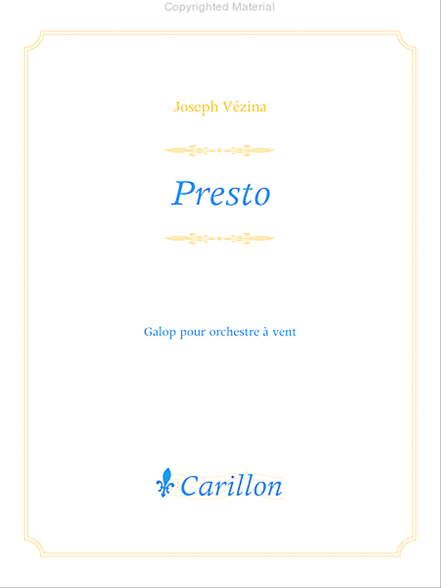 Presto Concert Band scores gallery preview page 2