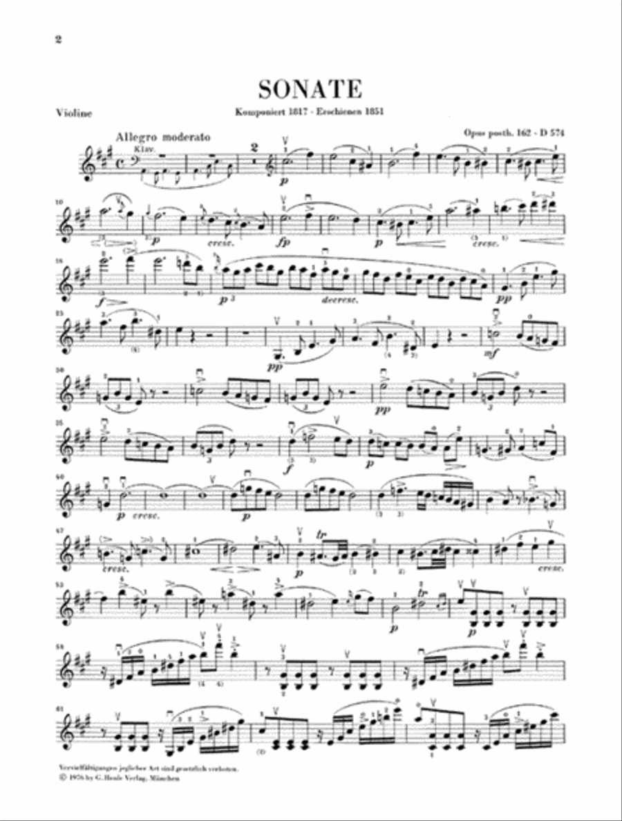 Duos for Piano and Violin Violin Solo scores gallery preview page 2