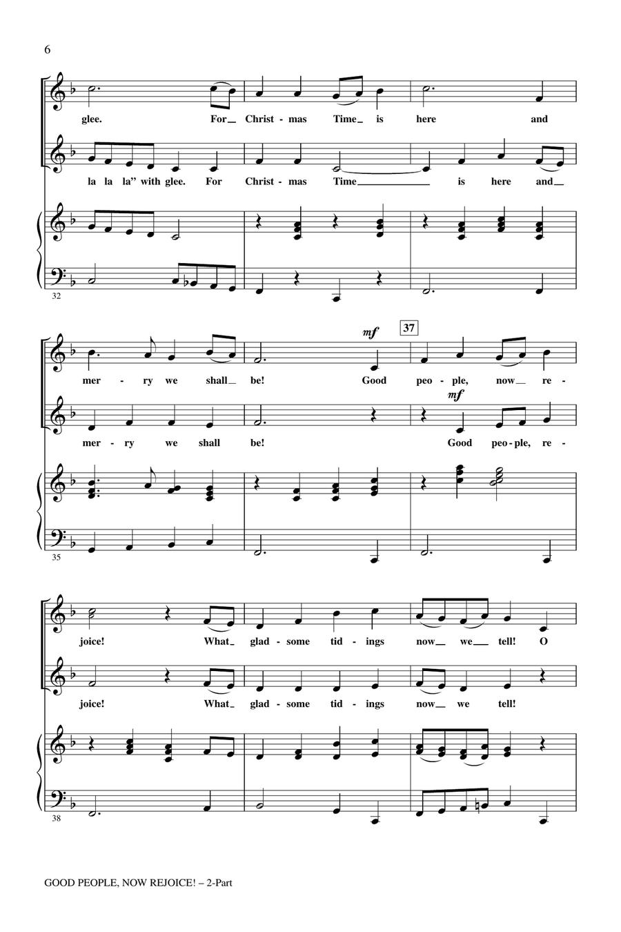 Good People, Now Rejoice! 2-Part scores gallery preview page 4