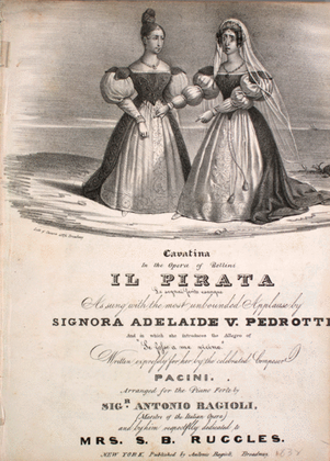Book cover for Cavatina in the Opera of Bellini Il Pirata. Lo Sognai Feriot esangue