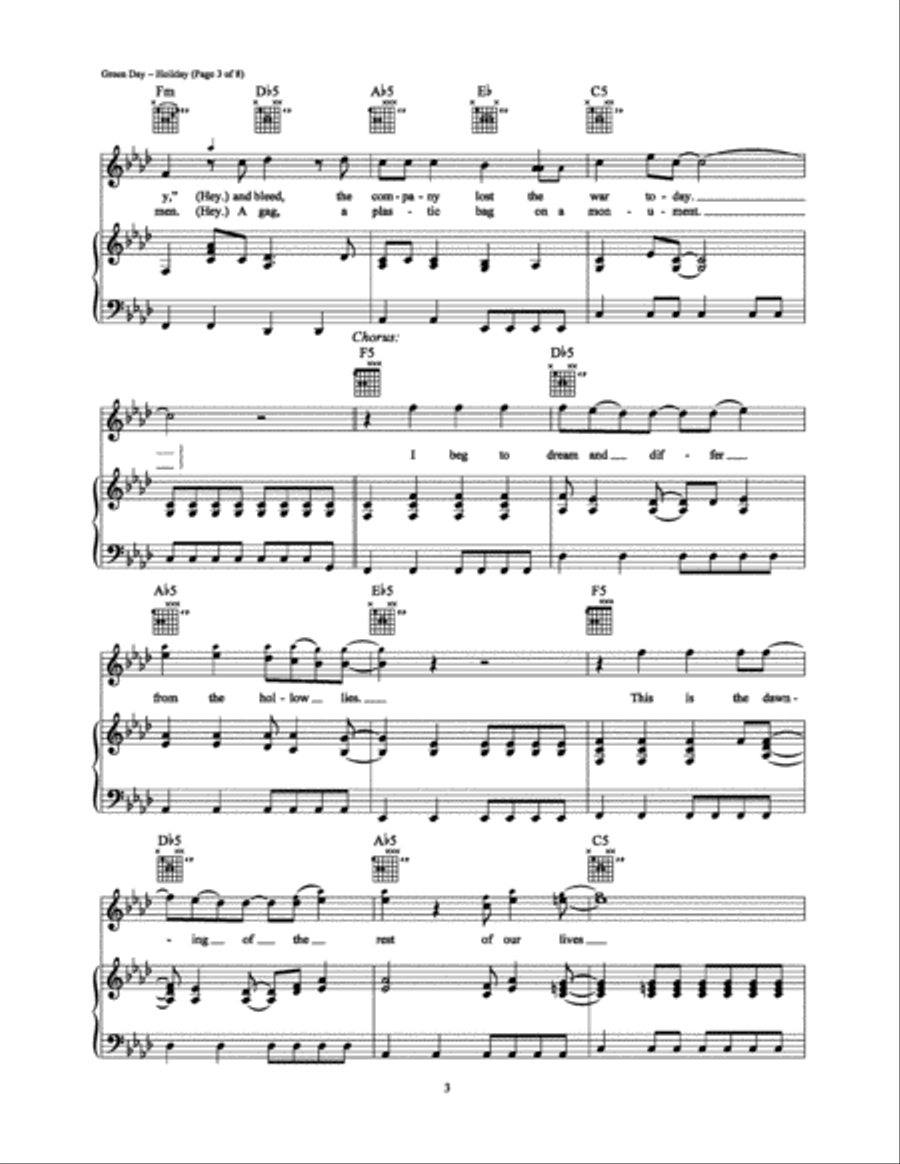Holiday Piano, Vocal, Guitar scores gallery preview page 3