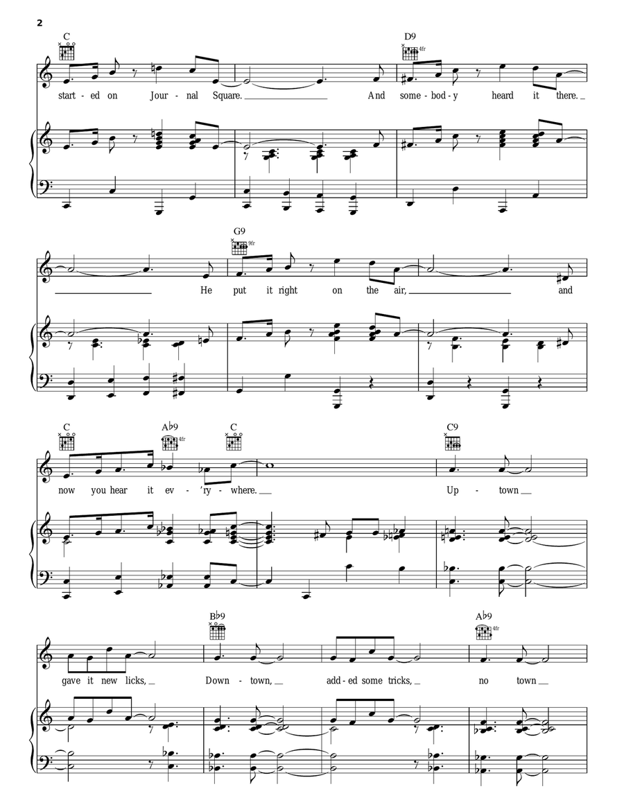 Jersey Bounce Jersey Bounce Piano, Vocal, Guitar scores gallery preview page 2