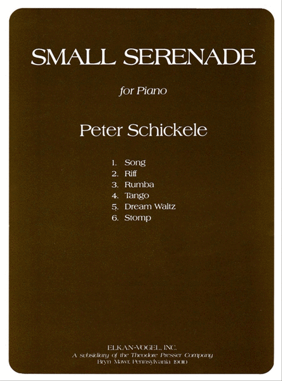 Small Serenade Small Serenade Chamber Music scores gallery preview page 1