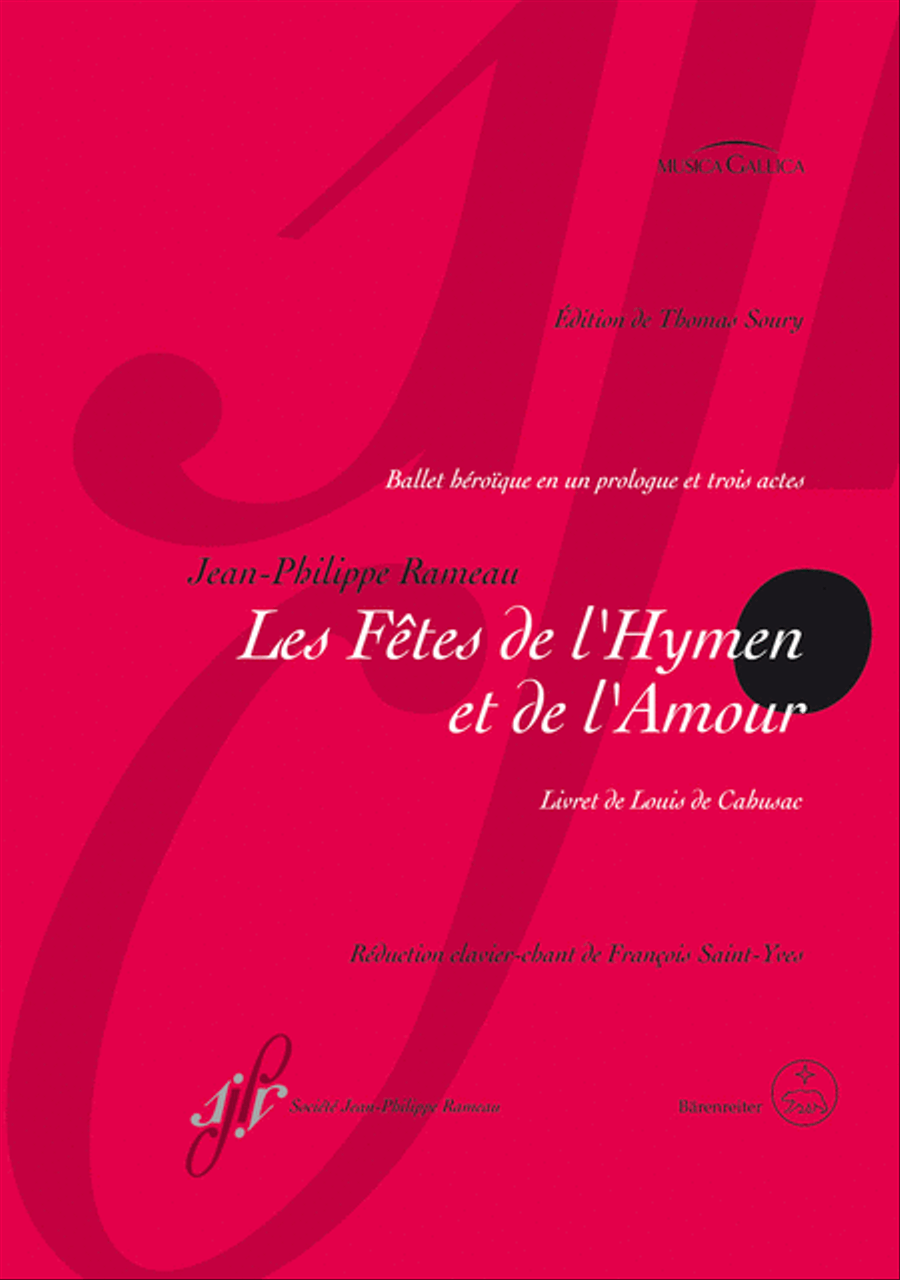 Les Fêtes de l'Hymen et de l'Amour RCT 38 4-Part scores gallery preview page 1