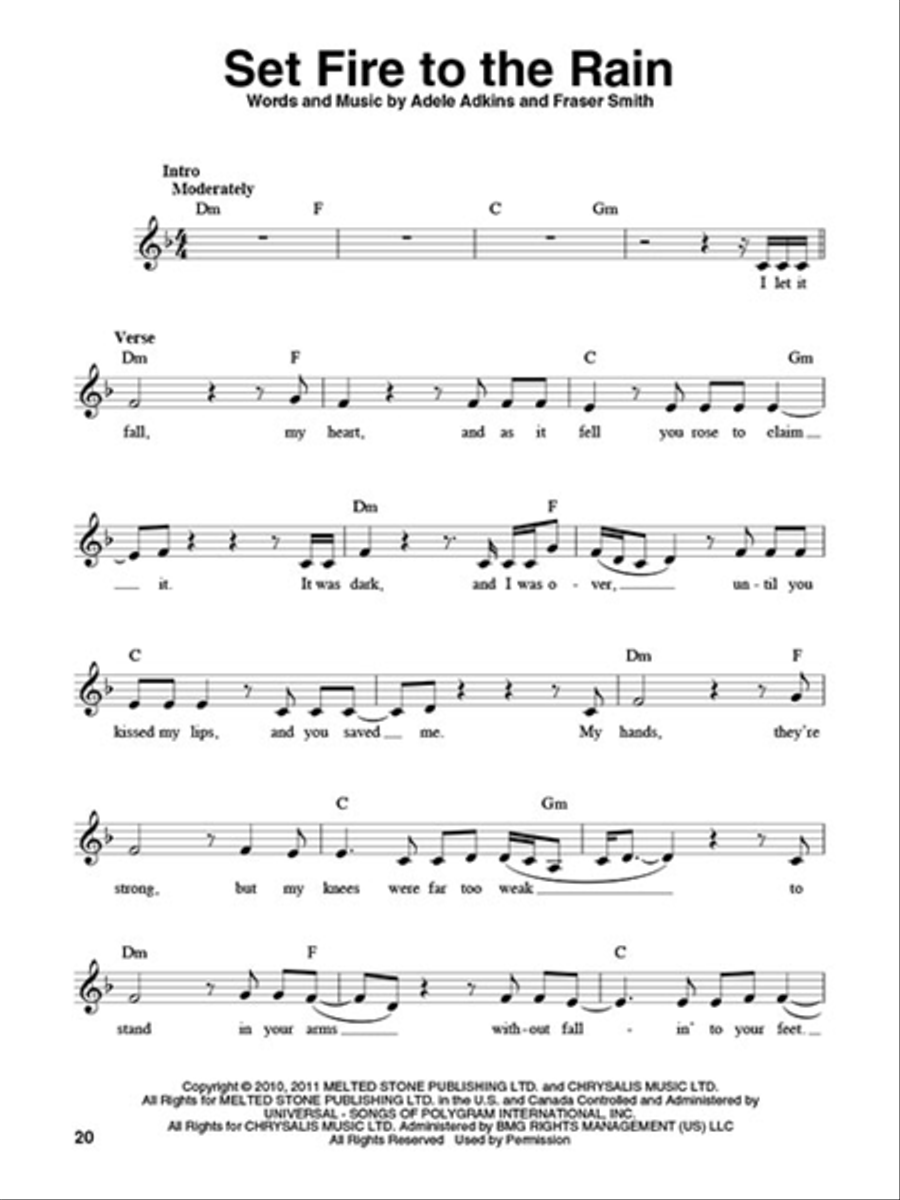 Adele Adele Voice scores gallery preview page 4