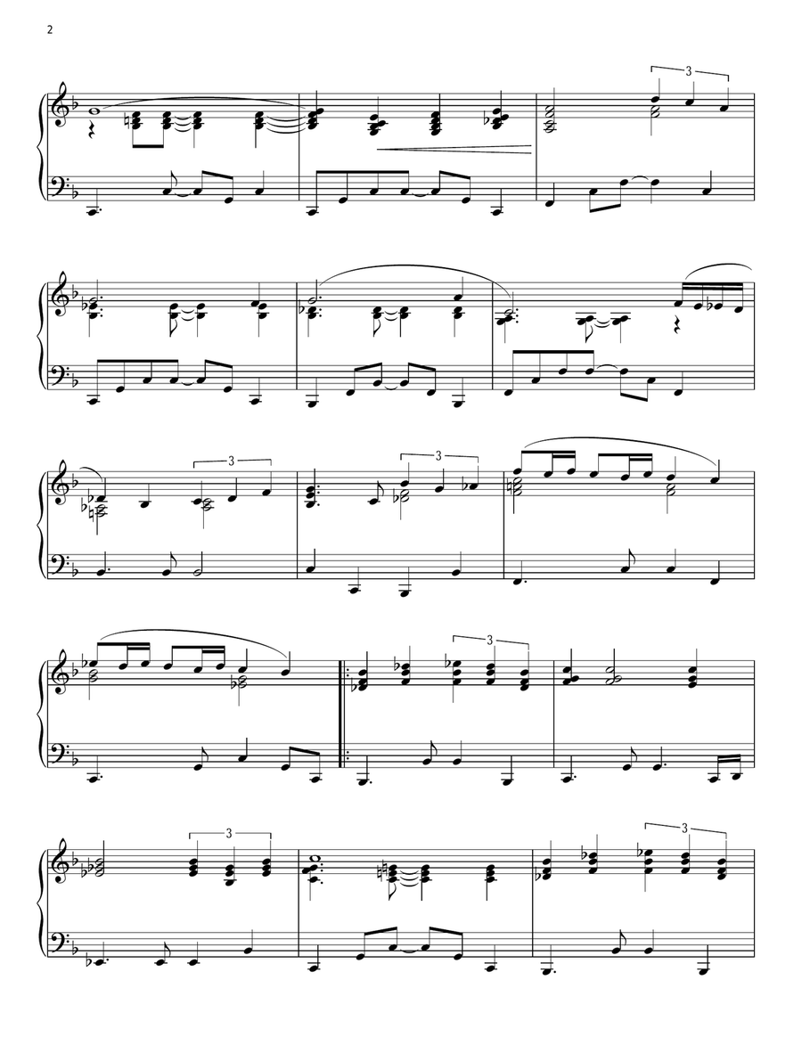 You Only Live Twice Piano Solo scores gallery preview page 2