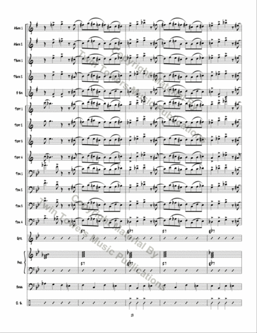Junk Mix and Hubcap Sale Jazz Ensemble scores gallery preview page 20
