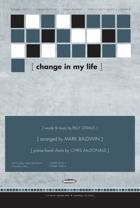 Change In My Life - CD ChoralTrax