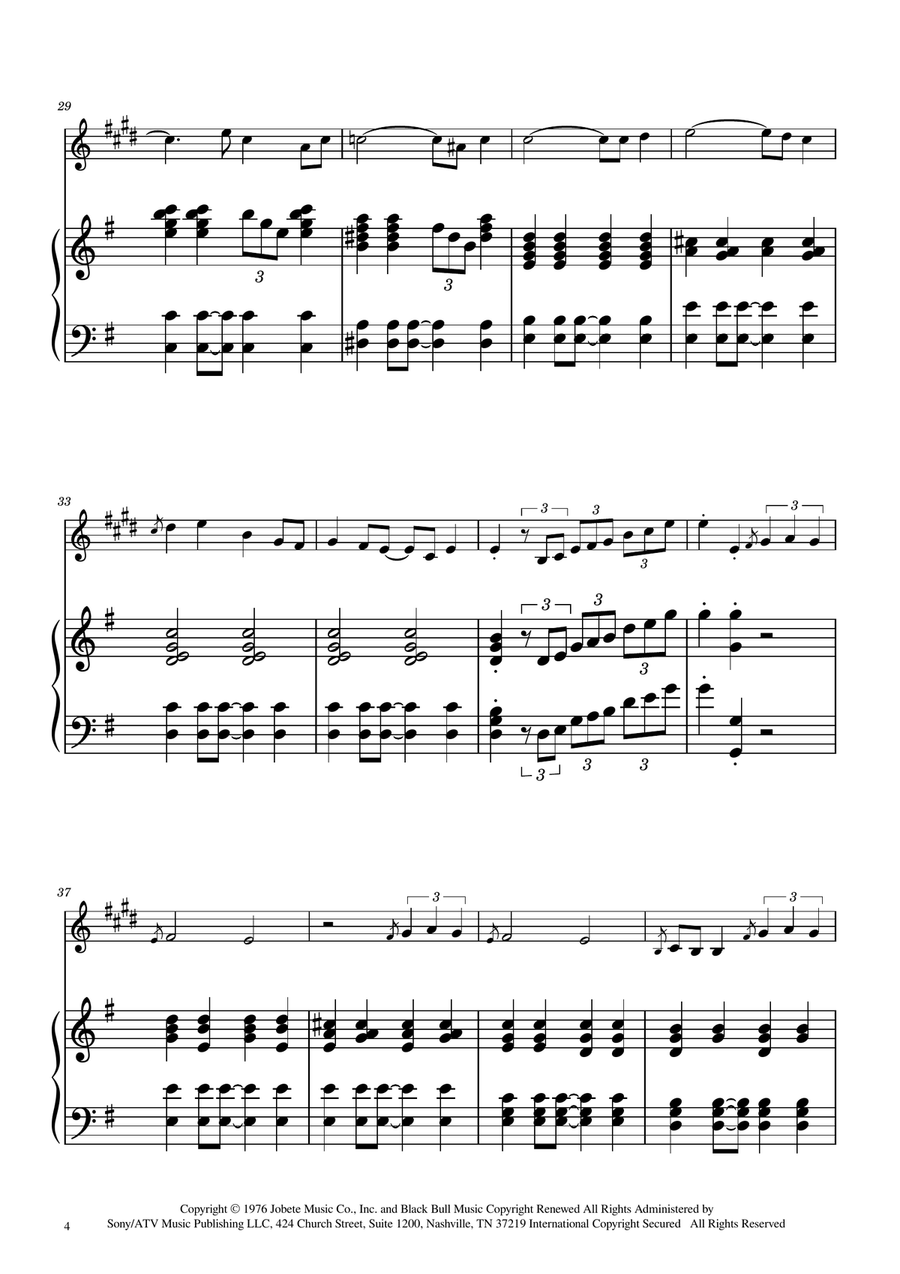 Isn't She Lovely E-Flat Clarinet scores gallery preview page 4