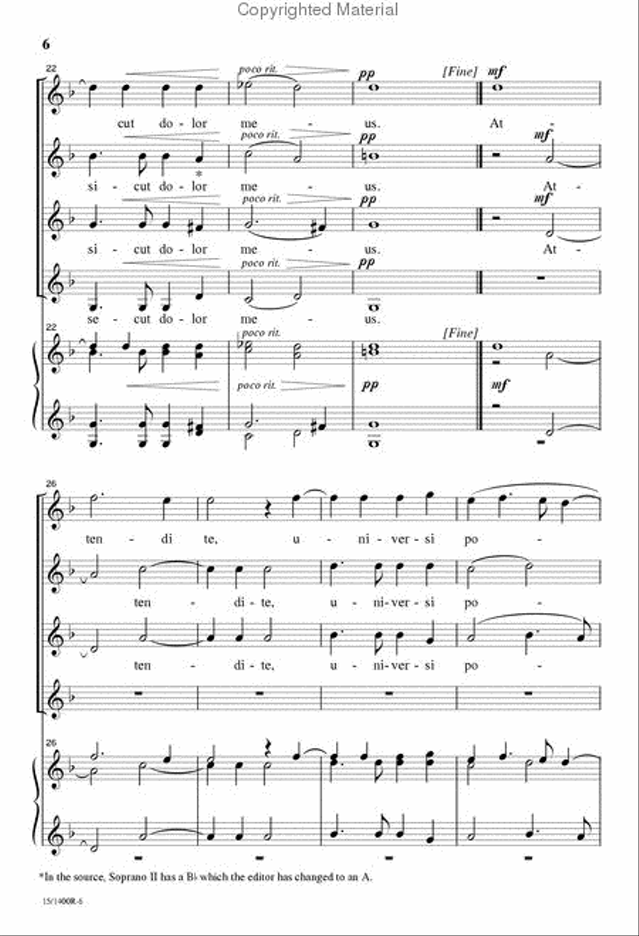 O Vos Omnes SSAA scores gallery preview page 6