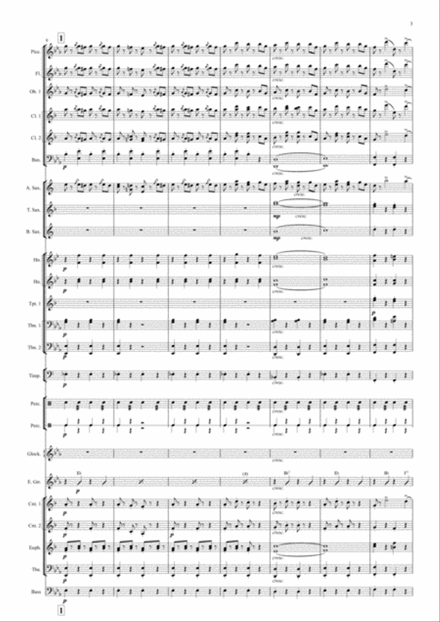 Radetzky March Radetzky March Concert Band scores gallery preview page 3