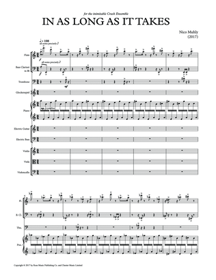 In As Long As It Takes (Score and Parts)
