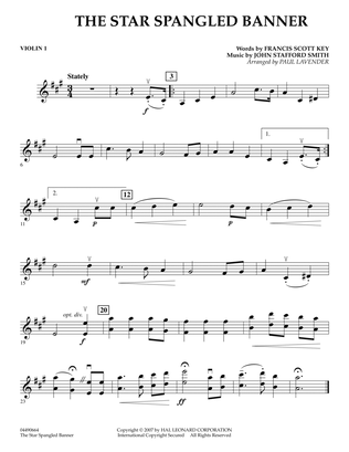 Book cover for Star Spangled Banner - Violin 1