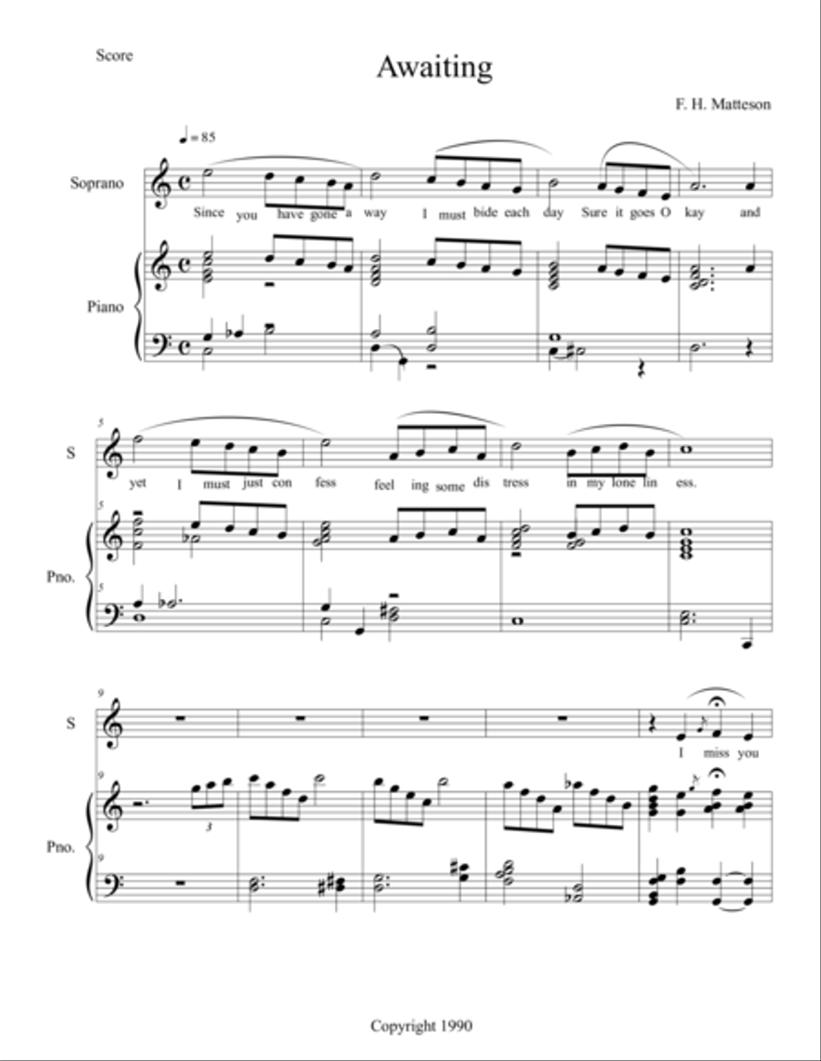 Awaiting Voice scores gallery preview page 1