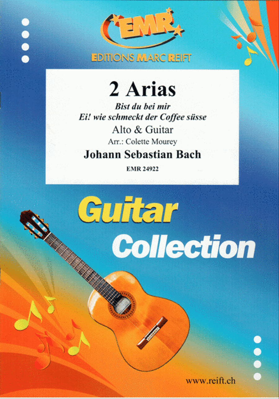 2 Arias Classical Guitar scores gallery preview page 1