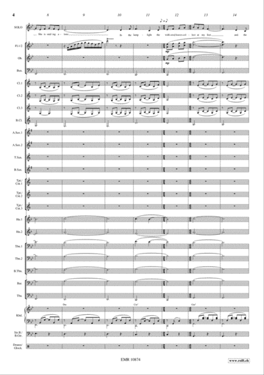 Memory Concert Band scores gallery preview page 5