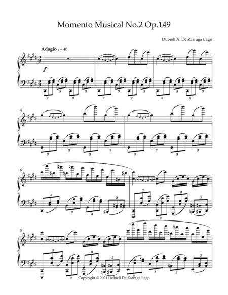 Momento Musical No.2 Op.149