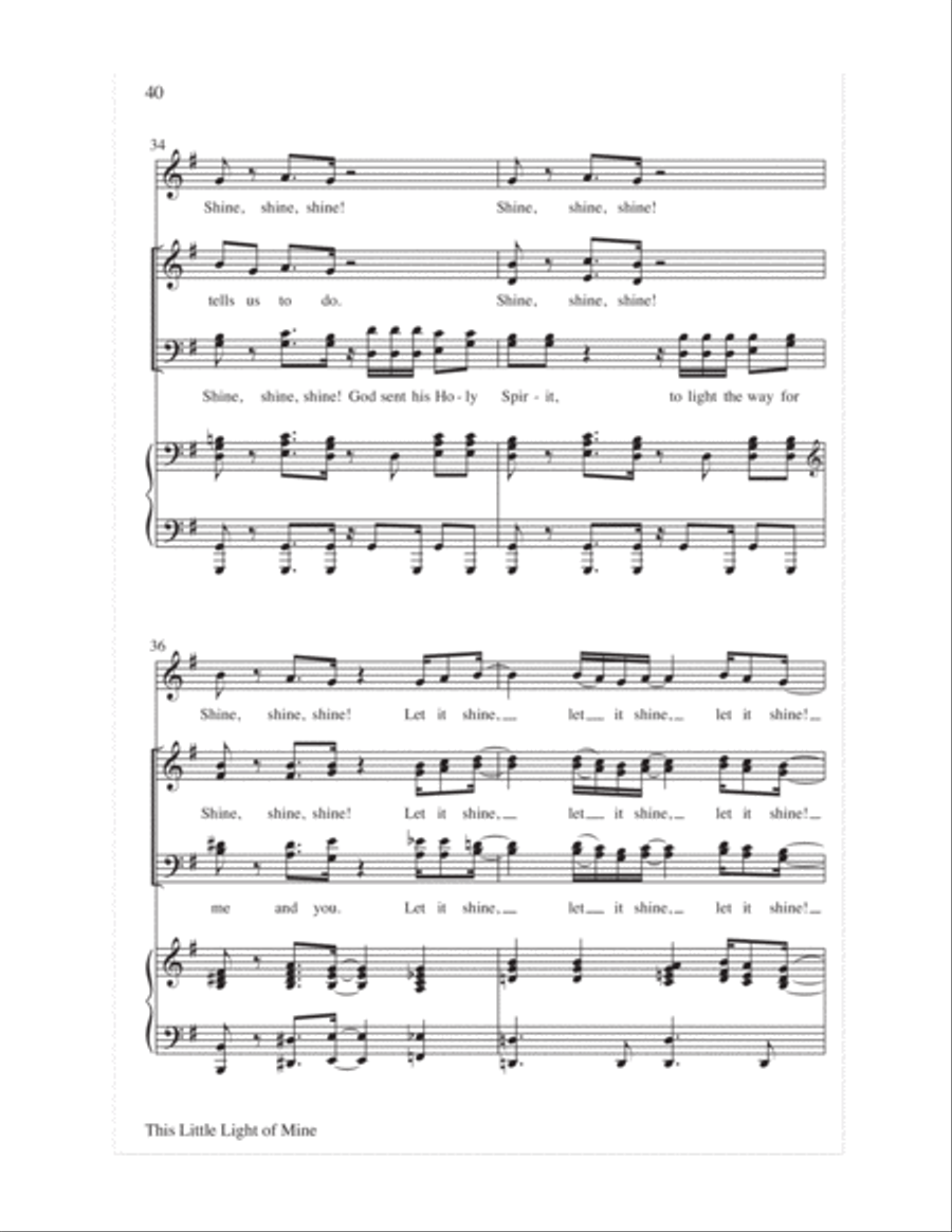 Let the Children Sing 4-Part scores gallery preview page 42