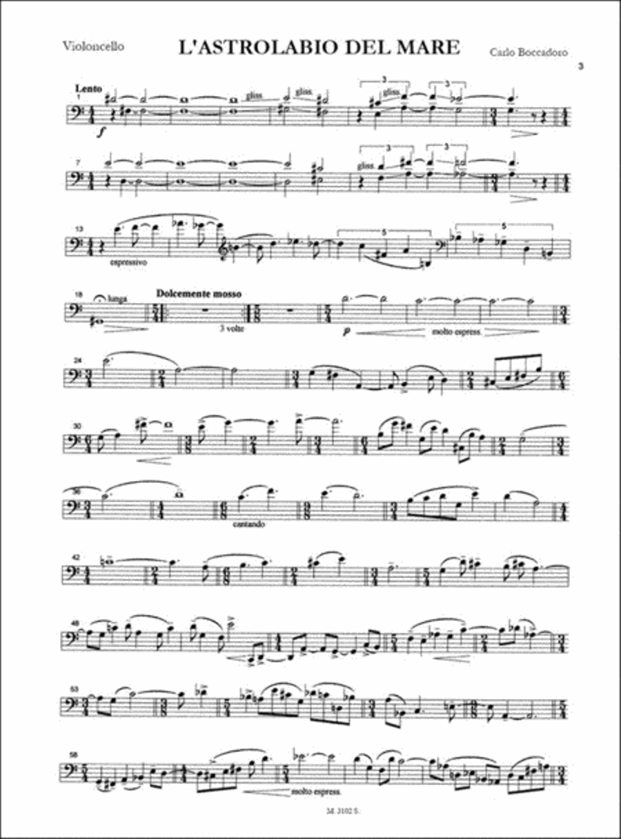L'astrolabio del mare L'astrolabio del mare Piano Accompaniment scores gallery preview page 3