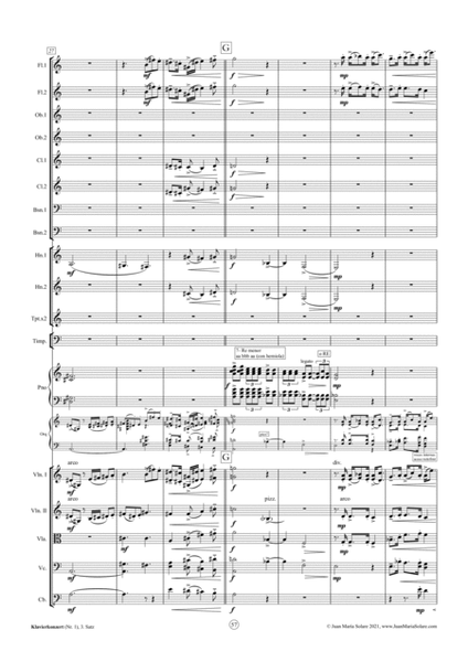 Piano Concerto No. 1 - THIRD movement [score and parts]