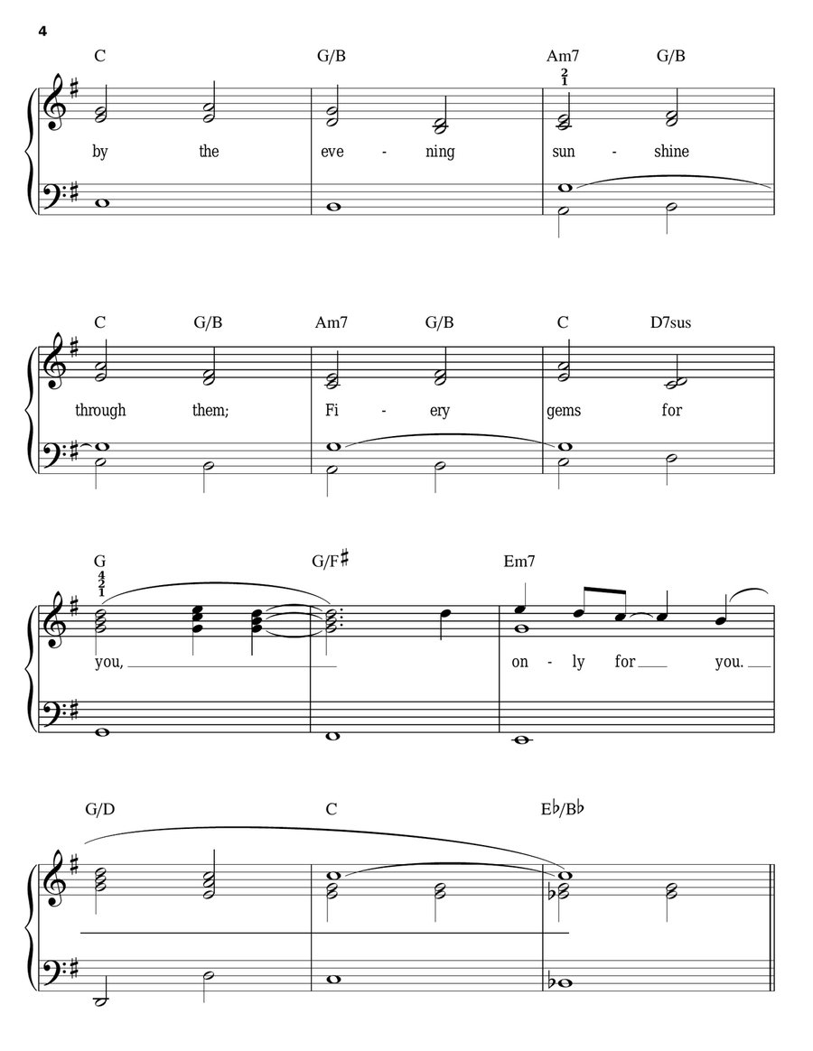 Our House Easy Piano scores gallery preview page 4