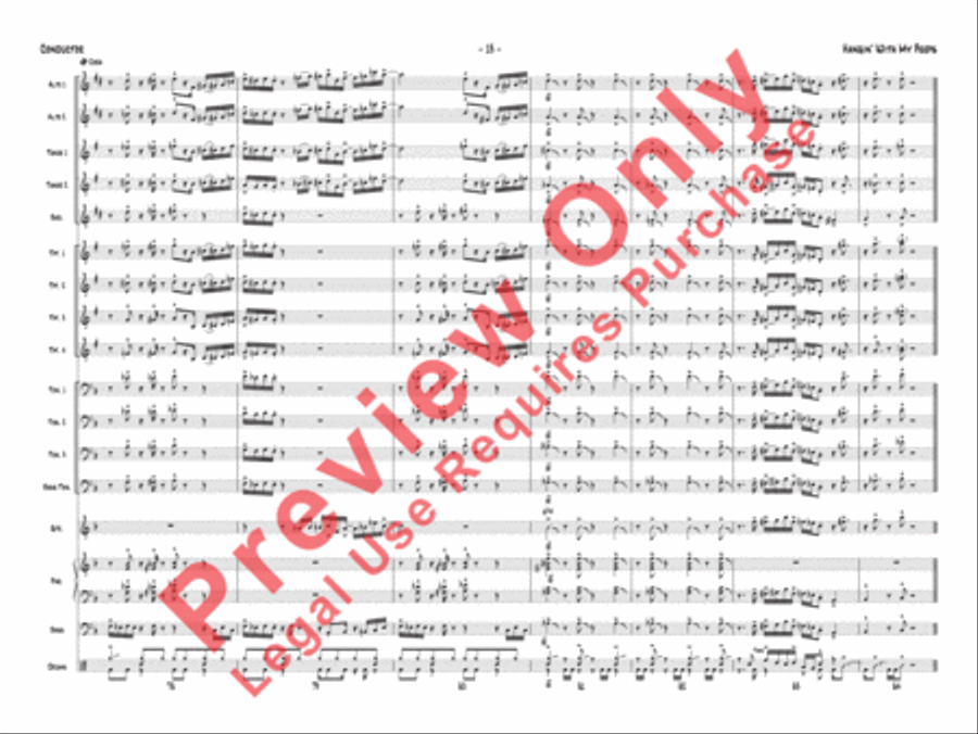 Hangin' with My Peeps Hangin' with My Peeps Jazz Ensemble scores gallery preview page 14