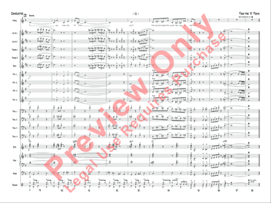 Take the A Train Jazz Ensemble scores gallery preview page 14