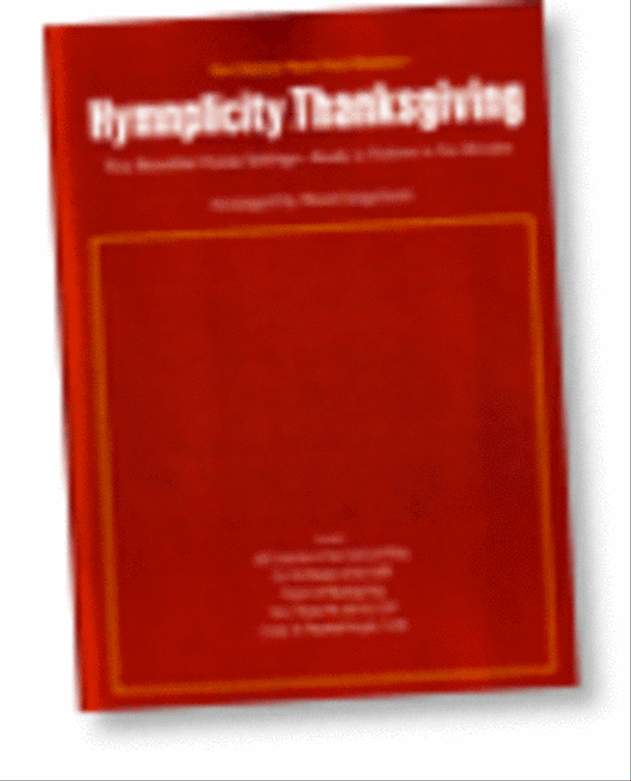 Hymnplicity Thanksgiving 4-Part scores gallery preview page 1
