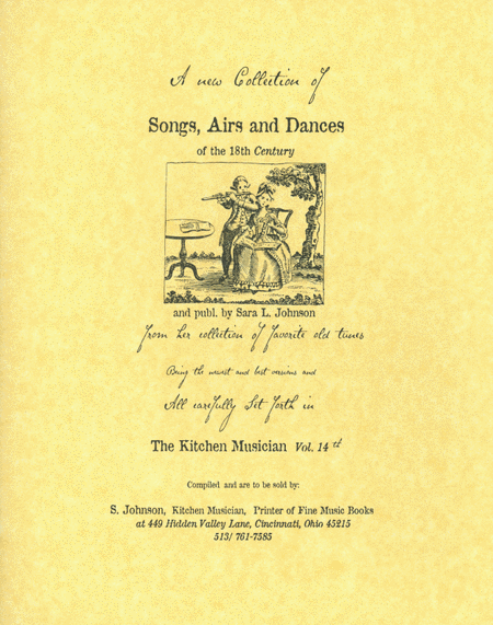 Songs, Airs and Dances of the 18th century