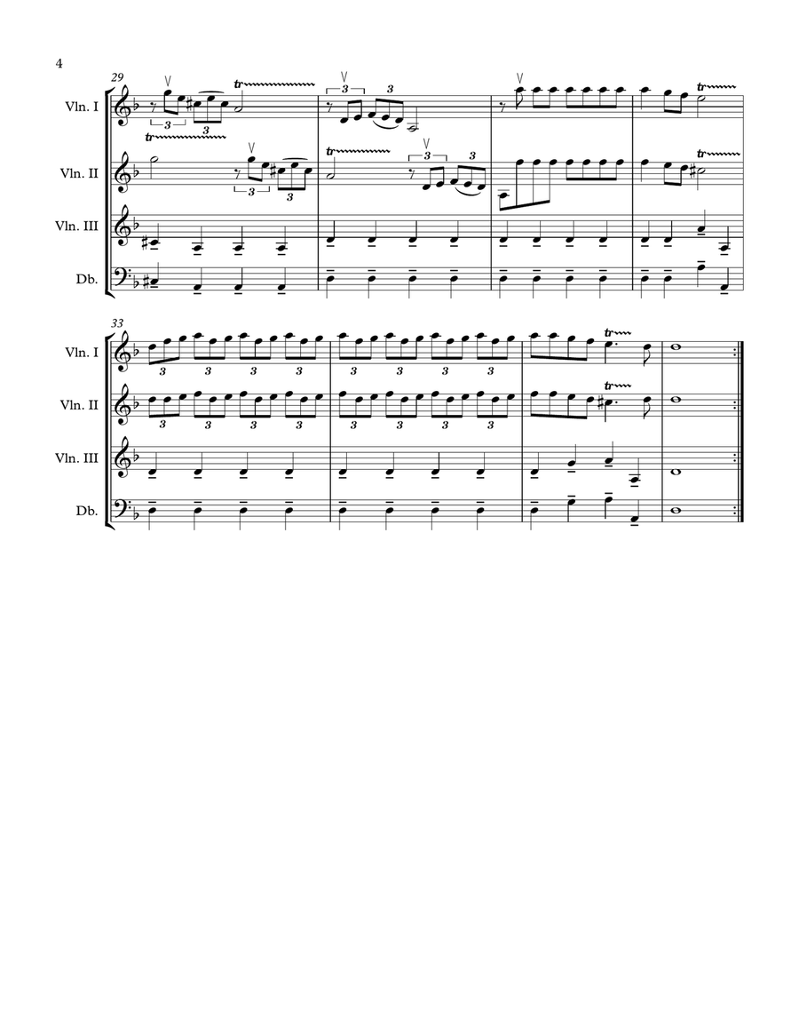 Concerto for Two Mandolins RV532 Andante Concerto for Two Mandolins RV532 Andante Small Ensemble scores gallery preview page 4