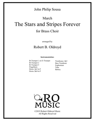 The Stars and Stripes Forever for Brass Choir
