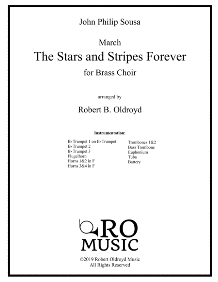 The Stars and Stripes Forever for Brass Choir image number null