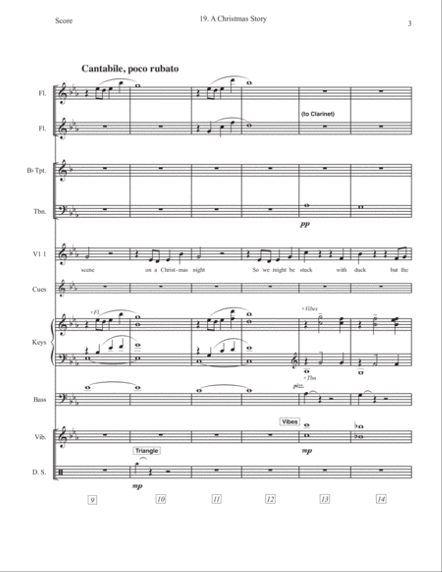 A Christmas Story September 2011 Large Ensemble scores gallery preview page 5